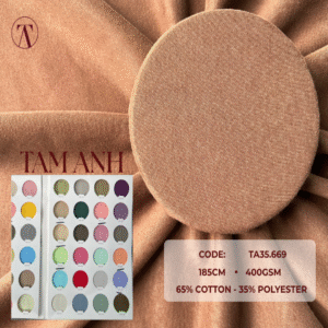 Vải Nỉ Ép Lông Cáo - TA35.6669